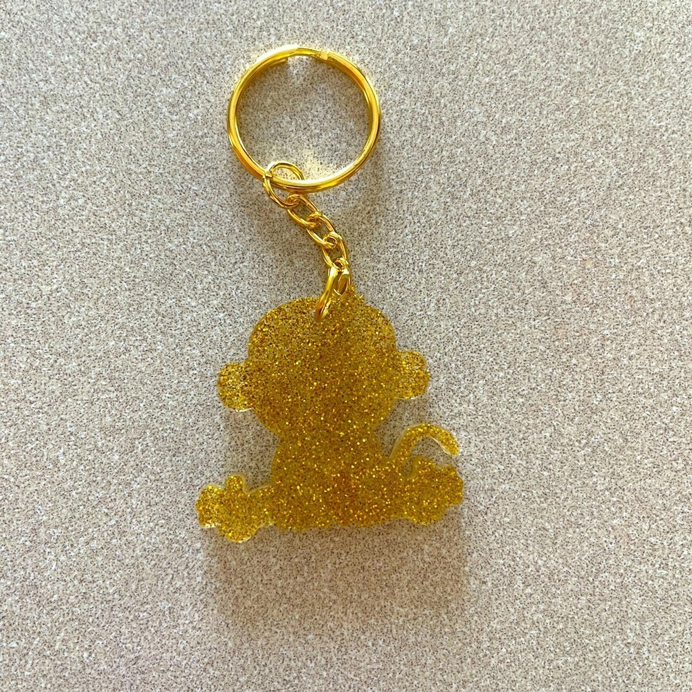 Handmade Baby Monkey Keychain